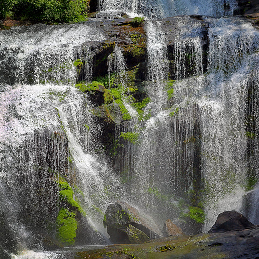 Bald River Falls 0212 by LARRY HAMPTON