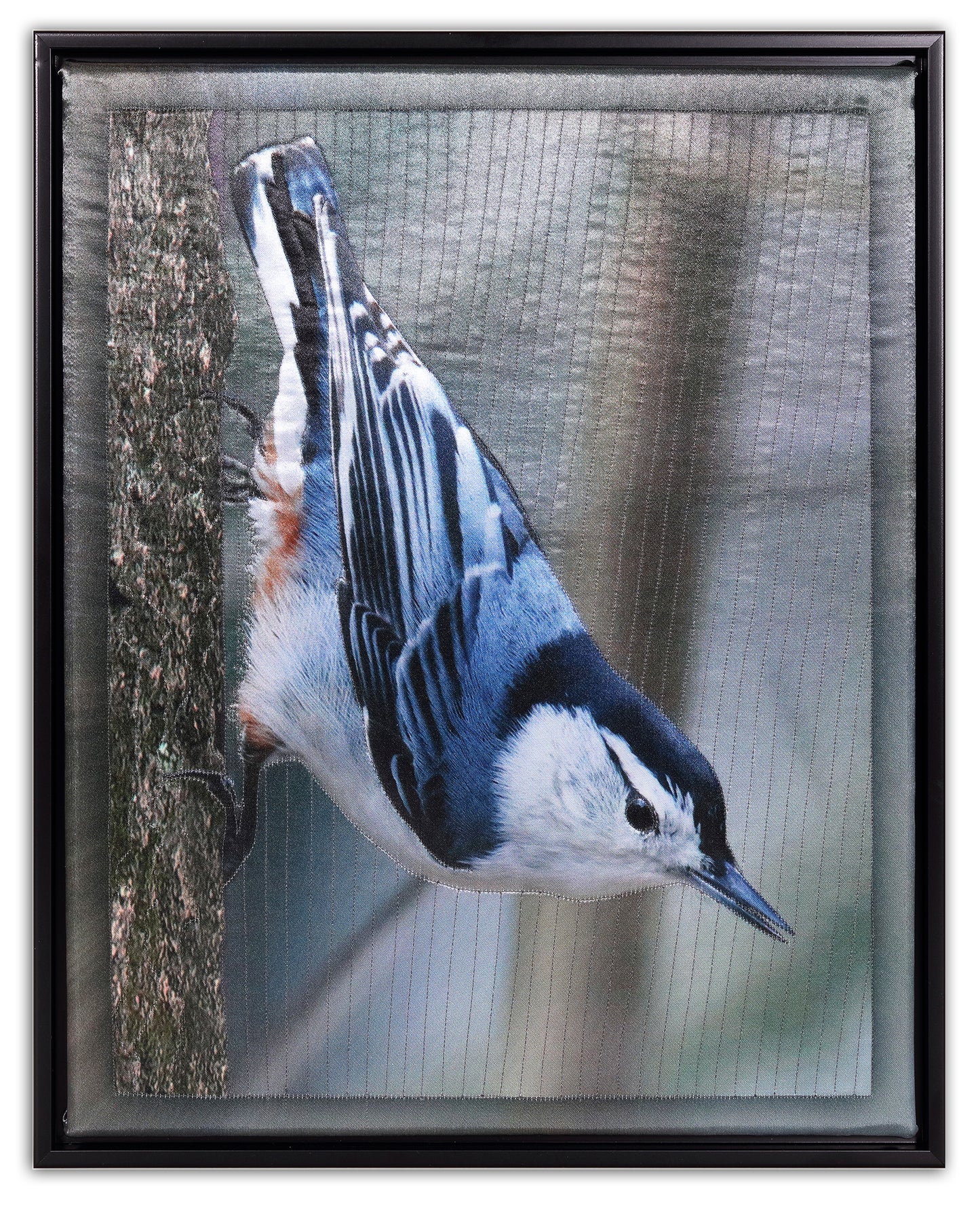 Nuthatch - Bird Watch Wall Quilt by Karen & Larry Hampton