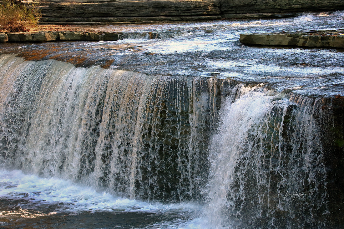 Cataract Falls 9794 by LARRY HAMPTON