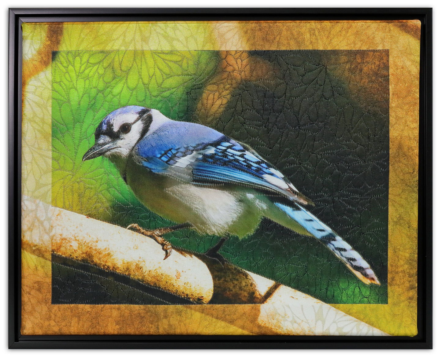 Bluejay - Bird Watch Wall Quilt by Karen & Larry Hampton