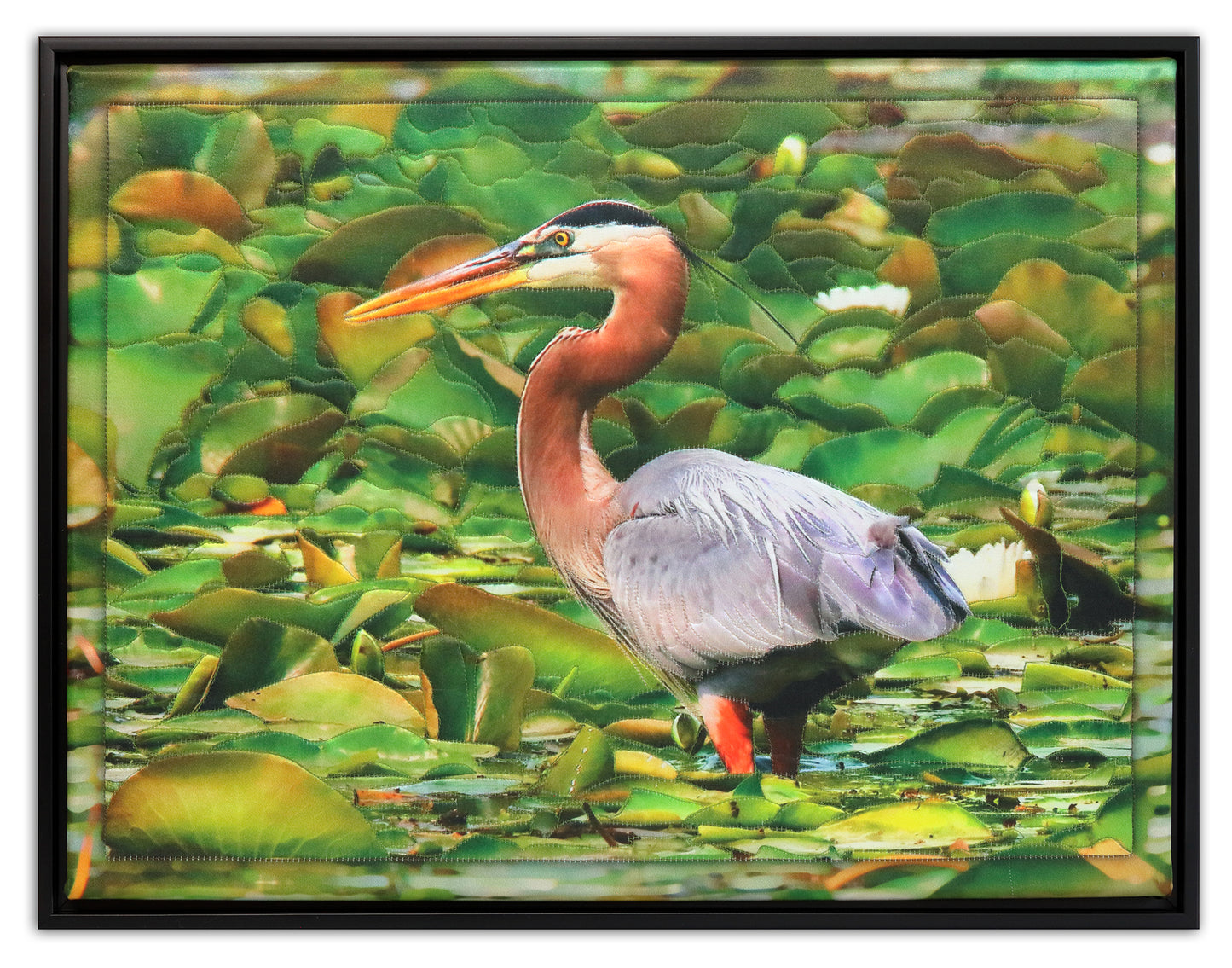 Heron - Bird Watch Wall Quilt by Karen & Larry Hampton