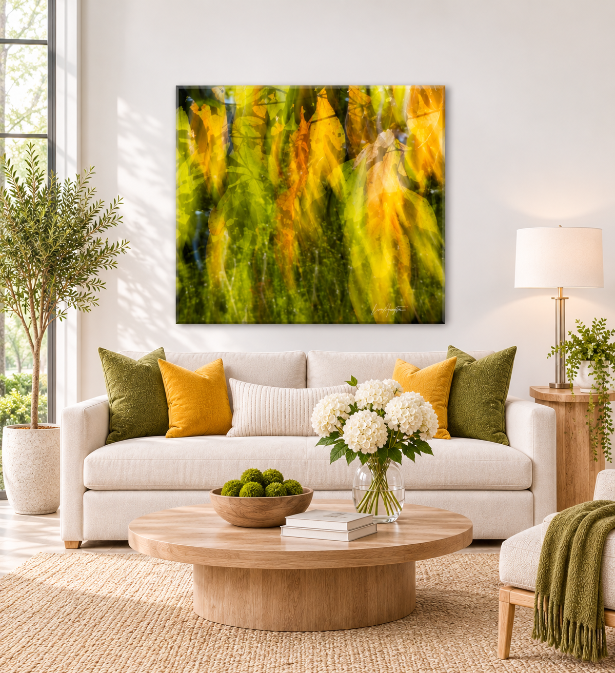 Falling - Autumn Canvas Photo Art Print