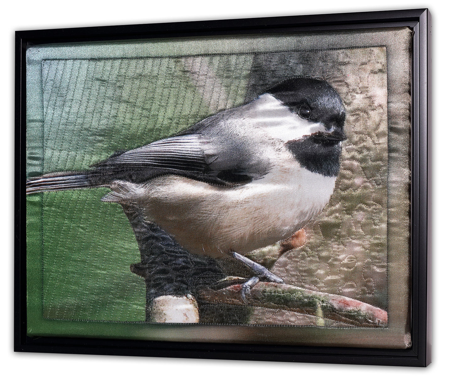 CHICKADEE BW8994 by KAREN & LARRY HAMPTON