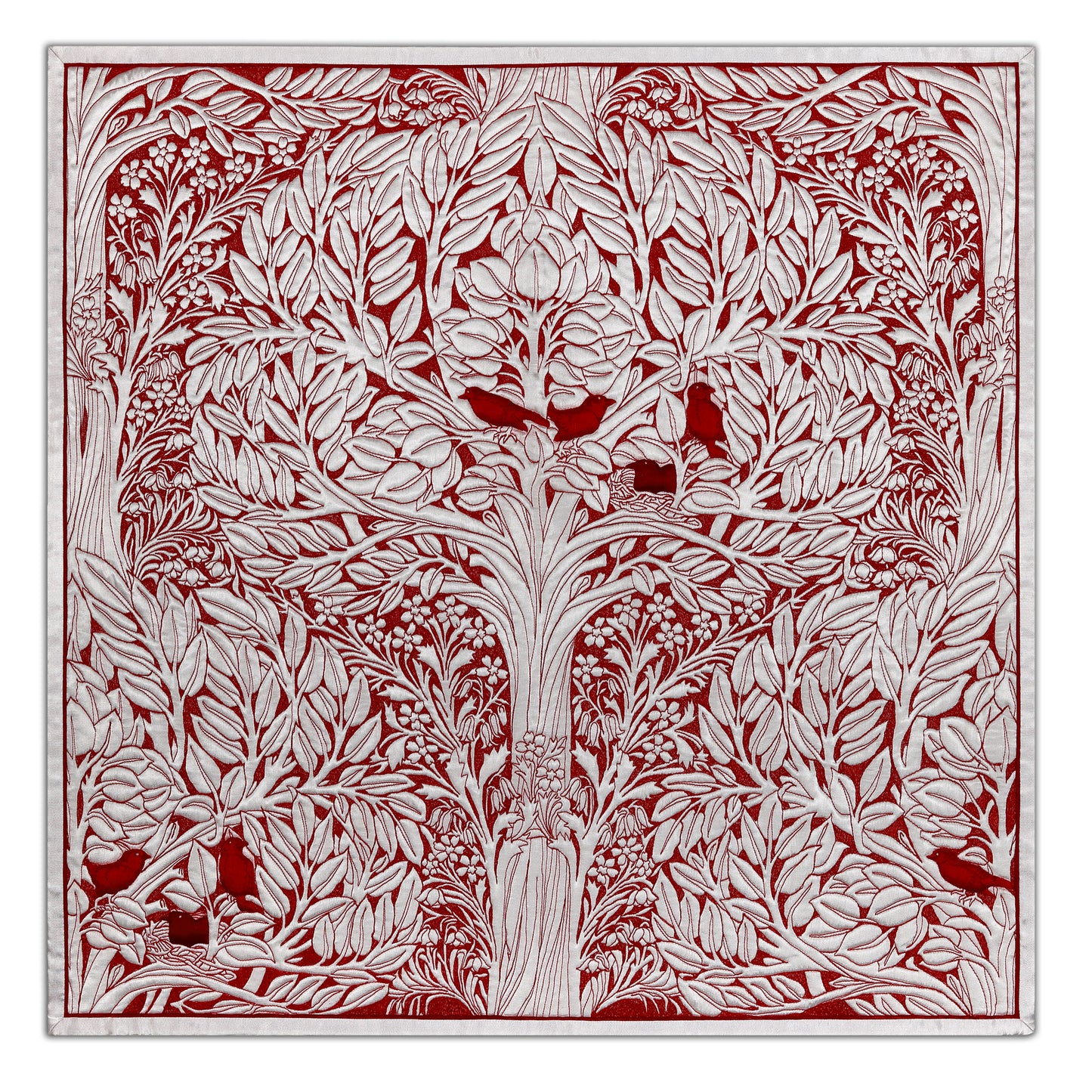 Tweet - A one-of-a-kind Fiber Art Quilt by KAREN HAMPTON
