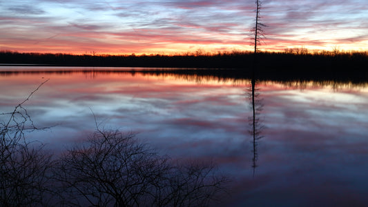 Hovey Lake by LARRY HAMPTON