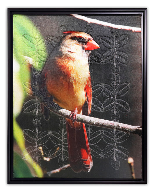 Cardinal BW9198 - Bird Watch Wall Quilt by Karen & Larry Hampton