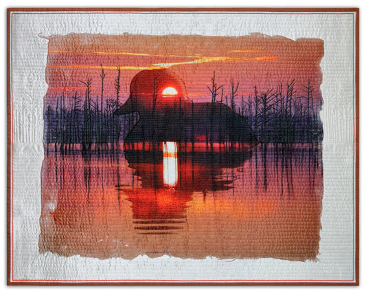 Duck Paddle - Bird Watch Wall Quilt by Karen & Larry Hampton