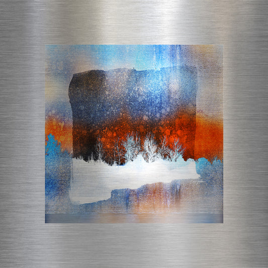 RAW UMBER - Fine Art Abstract Metal Print