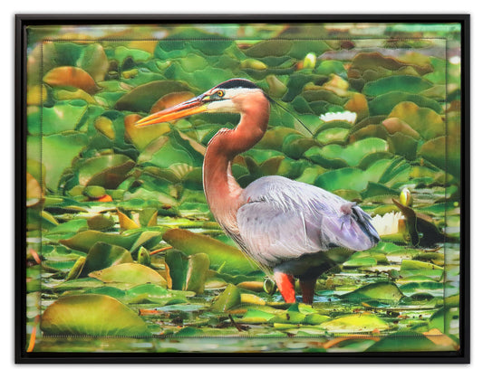 Heron - Bird Watch Wall Quilt by Karen & Larry Hampton