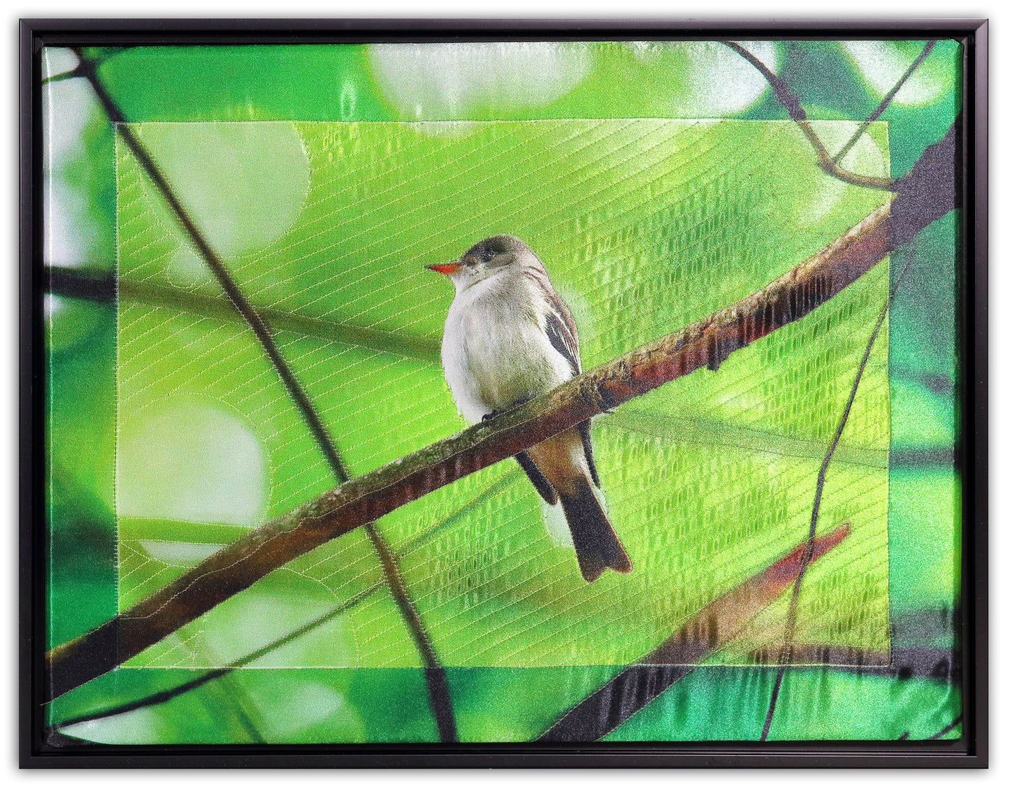 Flycatcher - Bird Watch Wall Quilt by Karen & Larry Hampton