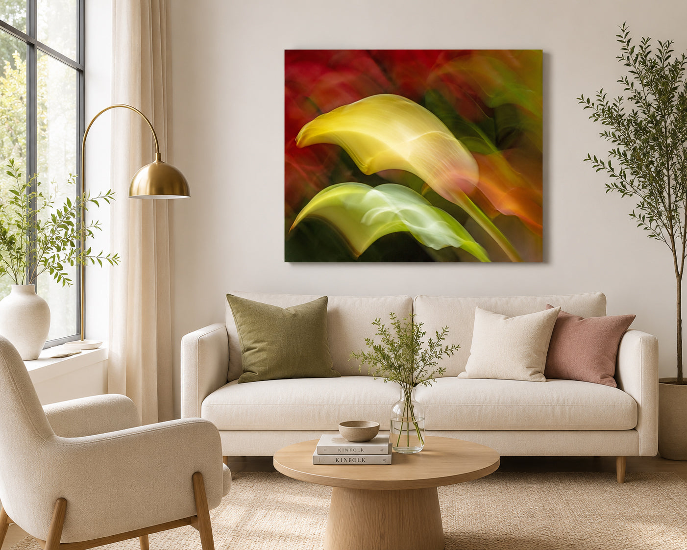 Golden Umber – Canvas Photo Art Print