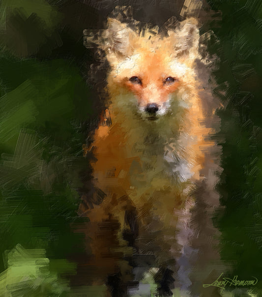 RED FOX  by LARRY HAMPTON
